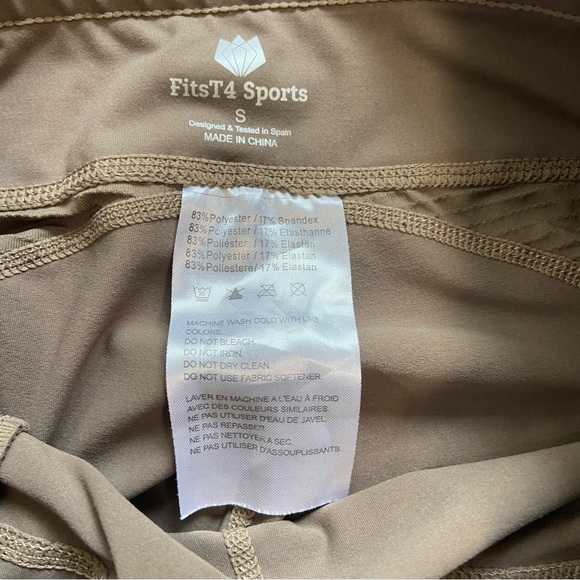FitsT4 Sports Knee Patch Tights Size Small - Picture 3 of 6